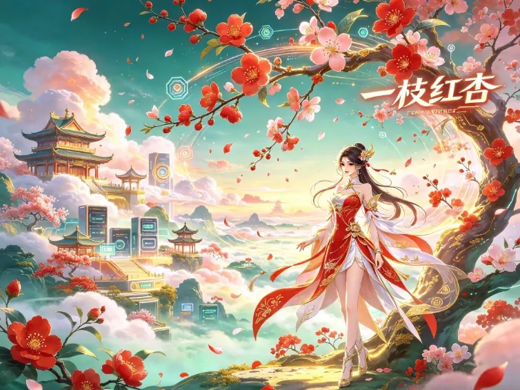 一枝红杏客户中心与客户端配图,第三方整理
